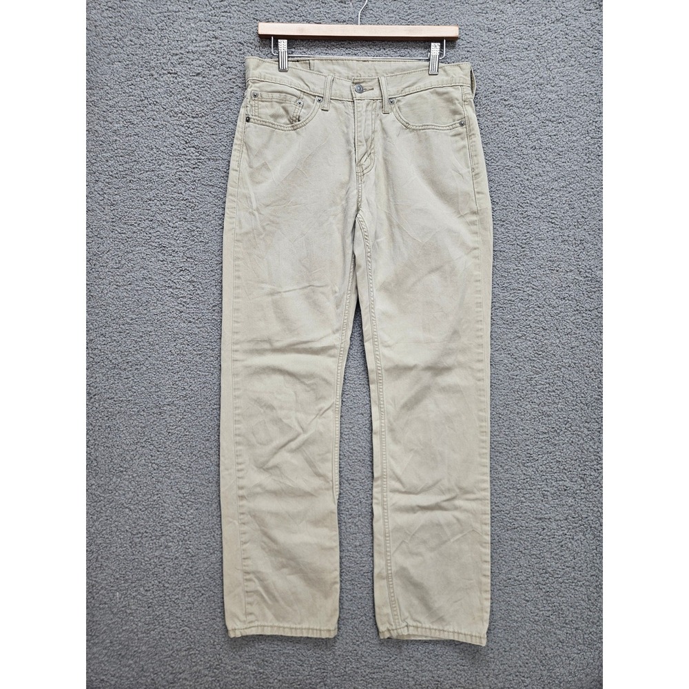 Levis 514 Straight Fit Jeans 31x32 Khaki Tan Workwear Casual Gorpcore